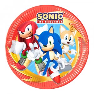 Pappteller - Sonic - 8er-Packung Pappteller - Sonic - 8er-Packung