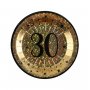Pappteller - Glitzernd 30 Jahre - 23 cm - 10er-Packung Pappteller - Glitzernd 30 Jahre - 23 cm - 10er-Packung
