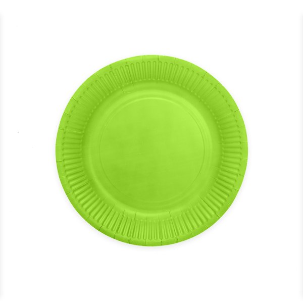 Pappteller - Hellgrün - 23 cm - 8er-Packung Pappteller - Hellgrün - 23 cm - 8er-Packung