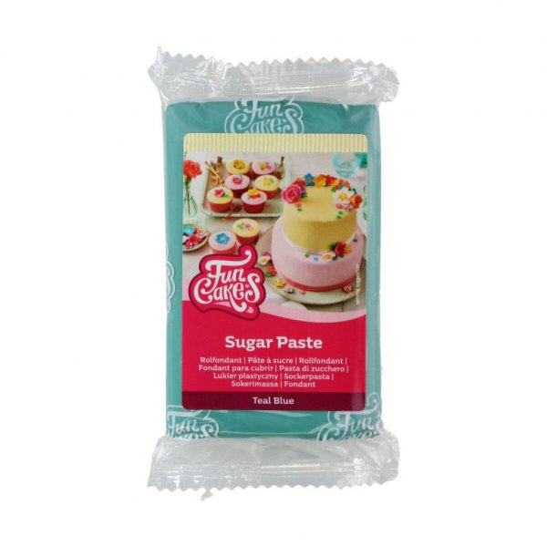 Zuckerpaste - Türkisblau - FunCakes - 250 Gramm Zuckerpaste - Türkisblau - FunCakes - 250 Gramm