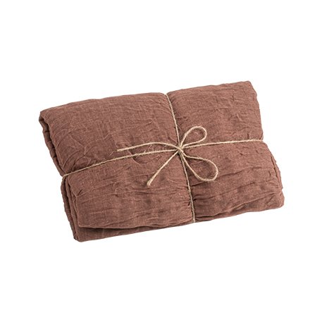 Tischläufer aus Stoff - Braun - 90 cm x 3 m Tischläufer aus Stoff - Braun - 90 cm x 3 m