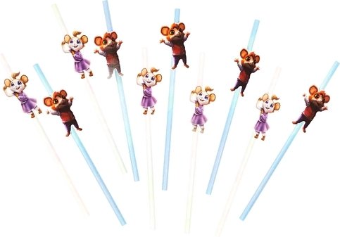 Strohhalme - Mickey & Helium - 10er-Pack
