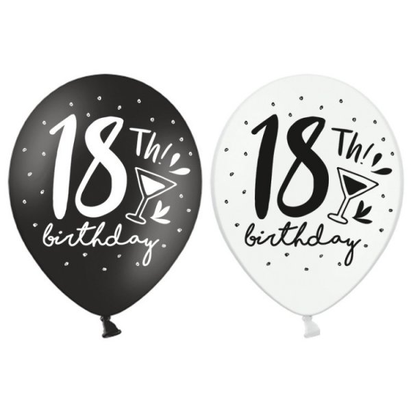 Ballonmischung zum 18. Geburtstag Ballonmischung zum 18. Geburtstag