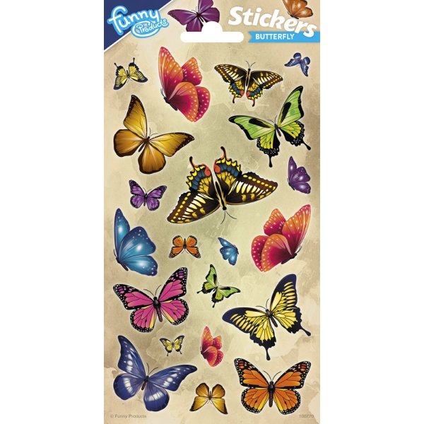 Glitzeraufkleber - Schmetterlinge Glitzeraufkleber - Schmetterlinge