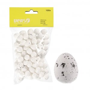 Kleine Eier - 100 Stück - Weiß Kleine Eier - 100 Stück - Weiß