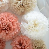 Pompons fr Hochzeiten