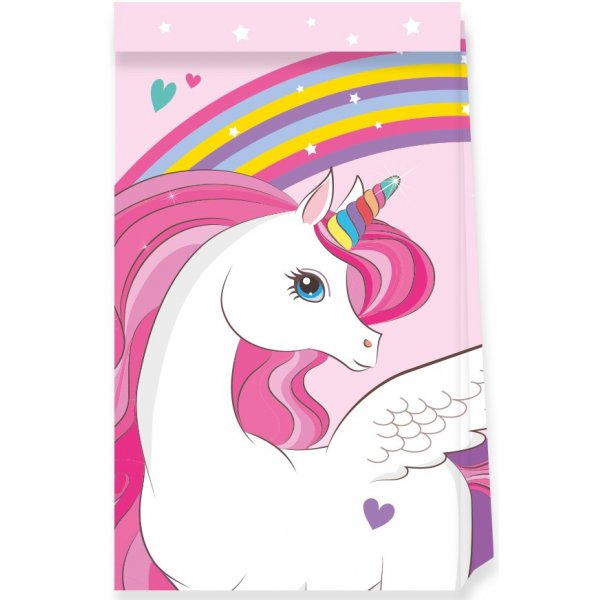 Partytüten - Einhorn-Regenbogen - 4er-Pack Partytüten - Einhorn-Regenbogen - 4er-Pack