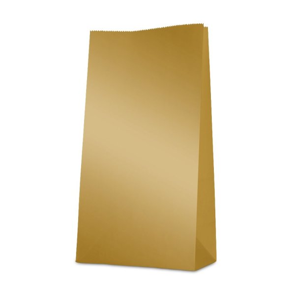 Partytüten - Gold - 23,5 x 13 x 6 cm - 10er-Packung Partytüten - Gold - 23,5 x 13 x 6 cm - 10er-Packung