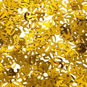 Tischkonfetti Nr. 50 - Gold - 14 Gramm