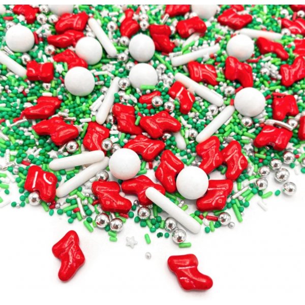 Streuselmischung - Happy Sprinkles - Weihnachtsstr�mpfe