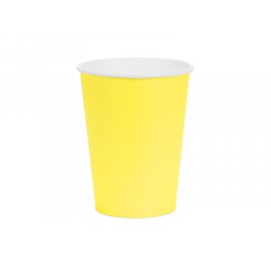 Pappbecher - Gelb - 250 ml Pappbecher - Gelb - 250 ml