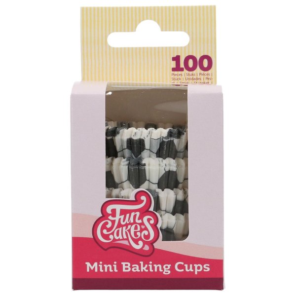 Mini-Muffinformen - Fußball - FunCakes - 100er-Packung Mini-Muffinformen - Fußball - FunCakes - 100er-Packung