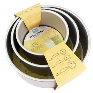 Set mit 3 runden Kuchenformen - PME - Ø 15, 20, 25 cm, 10 cm hoch Set mit 3 runden Kuchenformen - PME - Ø 15, 20, 25 cm, 10 cm hoch