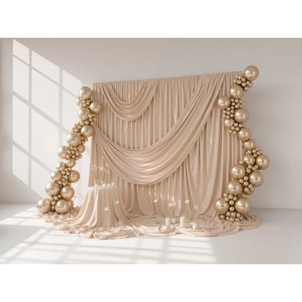 Ballon - Glänzend - Champagnergold - 12 cm - 50er-Packung Ballon - Glänzend - Champagnergold - 12 cm - 50er-Packung