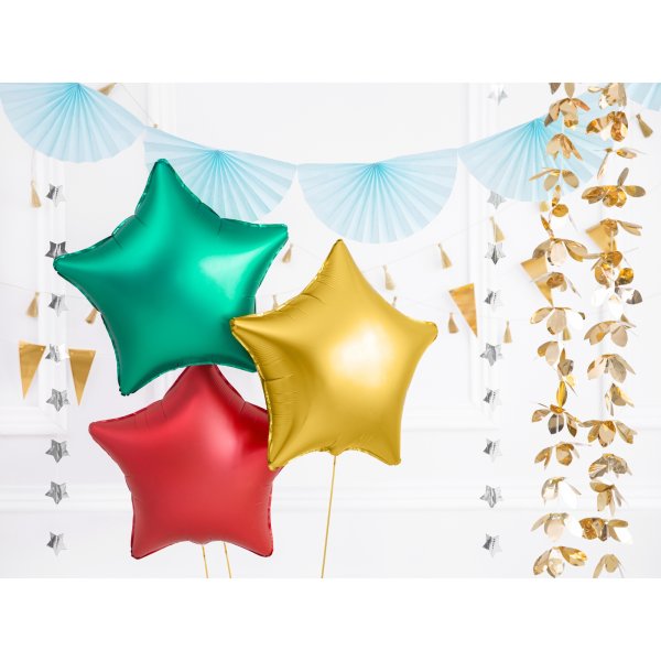 Girlande - Sterne - Silbermetallic