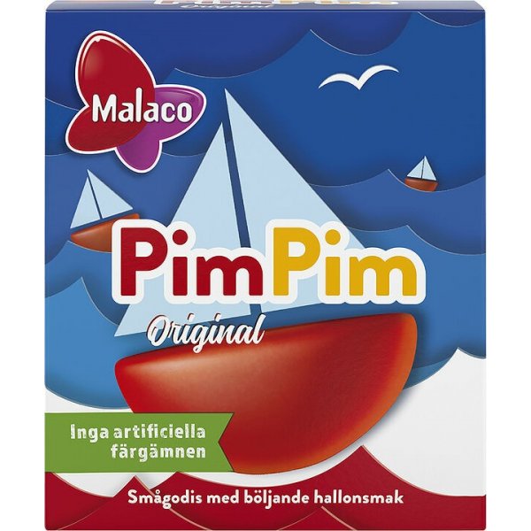 Tablettasche - Pim Pim - Himbeer-Boote - 20 g Tablettasche - Pim Pim - Himbeer-Boote - 20 g