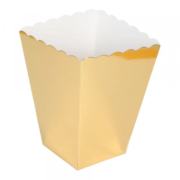 Popcornbecher - Gold - 6er-Packung Popcornbecher - Gold - 6er-Packung