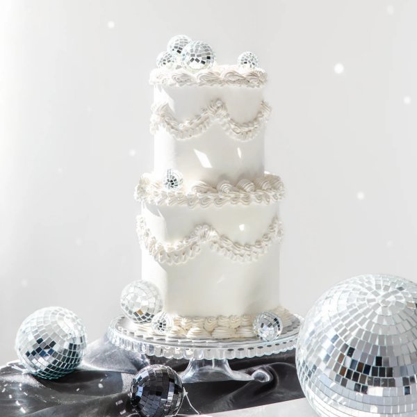 Tortendekorationen/Cake Topper - Discokugeln - 8 Stück Tortendekorationen/Cake Topper - Discokugeln - 8 Stück