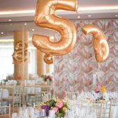 Zahlenballons f�r Hochzeiten