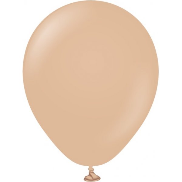 Miniballons schlicht - Premium 13 cm - Wstensand