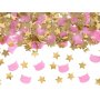 Konfettikanone - 20 cm - Katzen - Gold/Rosa Konfettikanone - 20 cm - Katzen - Gold/Rosa