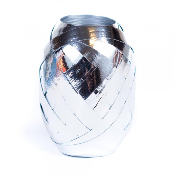Ballonschnur - 20 m - Metallic-Silber