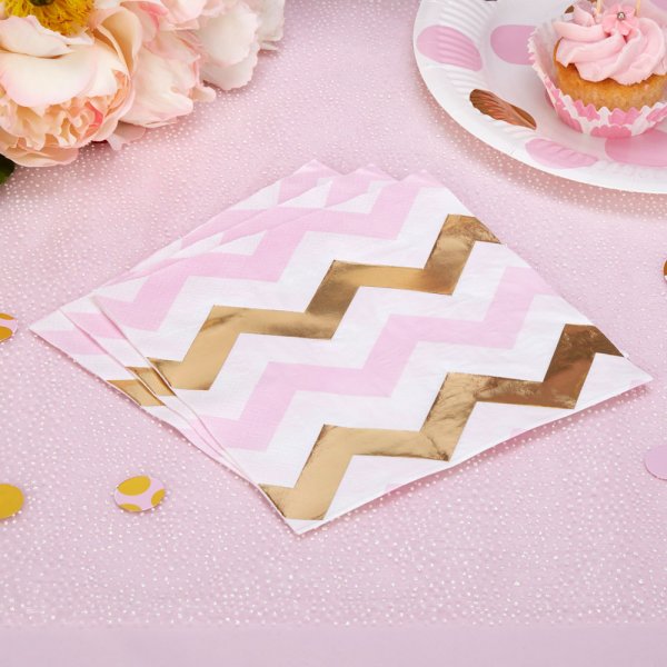 Servietten - Pattern Works - Rosa - 16er-Pack Servietten - Pattern Works - Rosa - 16er-Pack