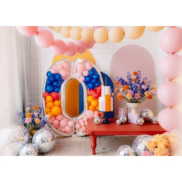 Zahlenrahmen für Ballon - Silber - 126 cm Zahlenrahmen für Ballon - Silber - 126 cm