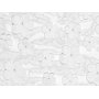 Tischlufer - Tll mit Blumen - Wei - 5m