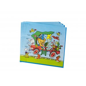 Servietten 33x33cm - 16er 3-lagig - Bamse Car Servietten 33x33cm - 16er 3-lagig - Bamse Car