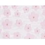 Tischlufer - Tll mit Blumen - Rosa - 5 m