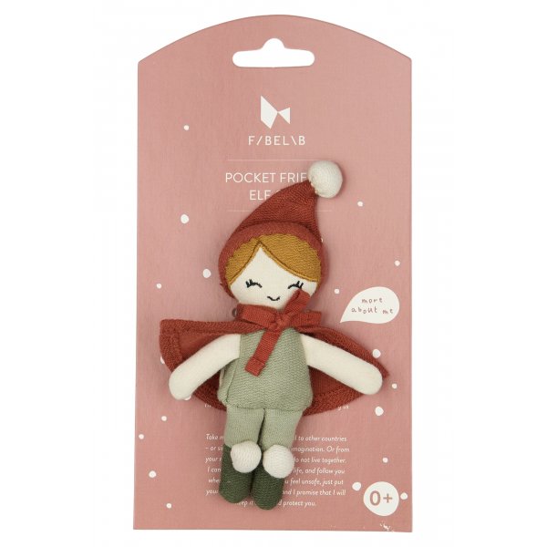 Weihnachtsmannpuppe - 12 cm - Mädchen - FABELAB Weihnachtsmannpuppe - 12 cm - Mädchen - FABELAB