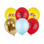 Ballonstrau - Happy Birthday - Racing - 6er-Pack