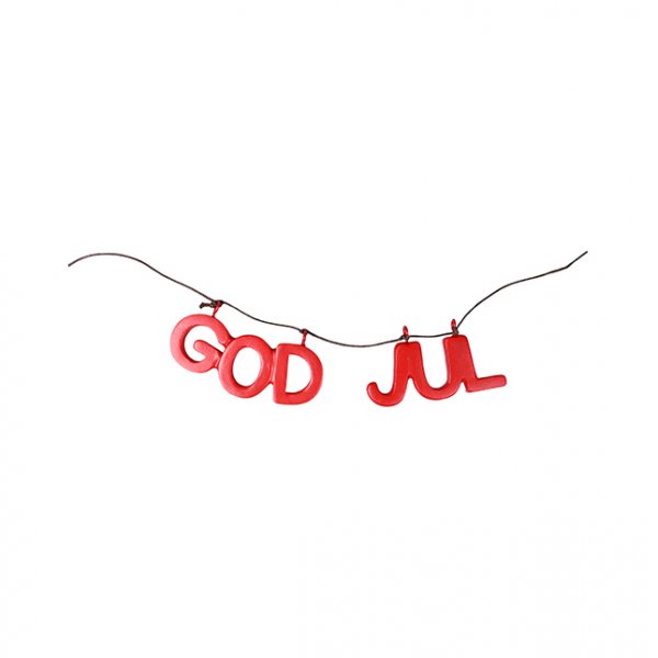 Weihnachtsmann-Accessoires - Girlande - Frohe Weihnachten Weihnachtsmann-Accessoires - Girlande - Frohe Weihnachten