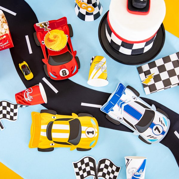 Pappteller - Racing - 6er-Pack Pappteller - Racing - 6er-Pack