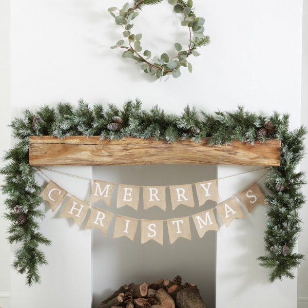 Große Tannengirlande - Rustikale Weihnachten Große Tannengirlande - Rustikale Weihnachten