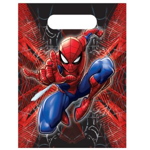 Partytüten/Angelstaubbeutel - Spiderman - 6er-Pack Partytüten/Angelstaubbeutel - Spiderman - 6er-Pack