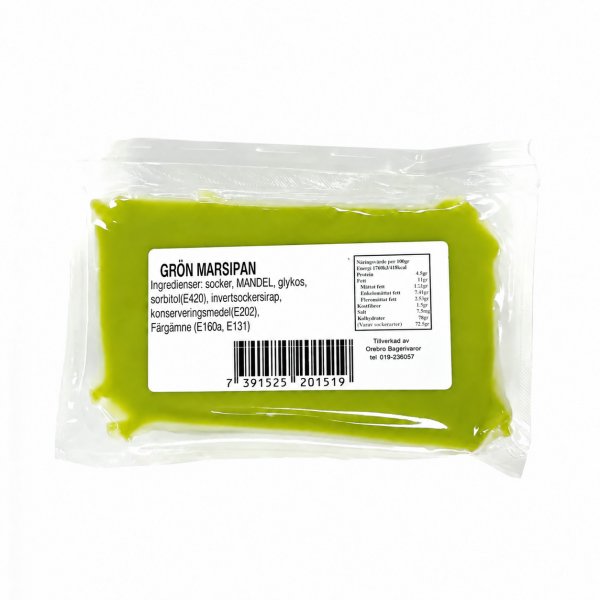 Marzipan Gr�n - 2,5 kg - �rebro B�ckereiprodukte