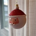 Kundenbild Christbaumkugel - Weihnachtsmann - Glitzer