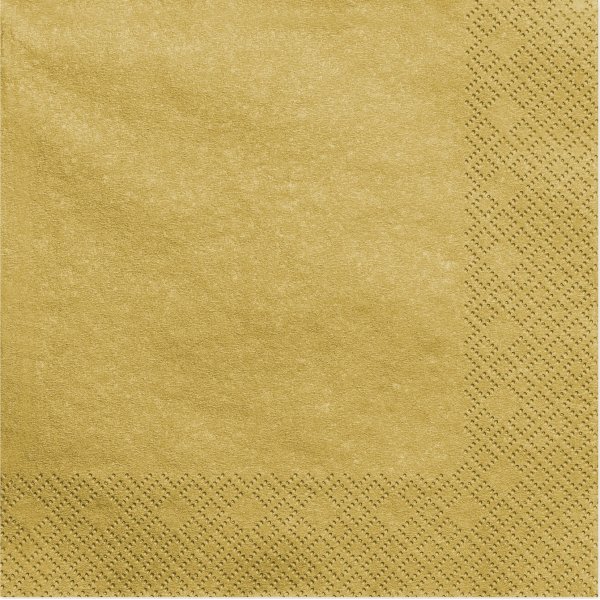 Servietten - Gold - 20er-Pack