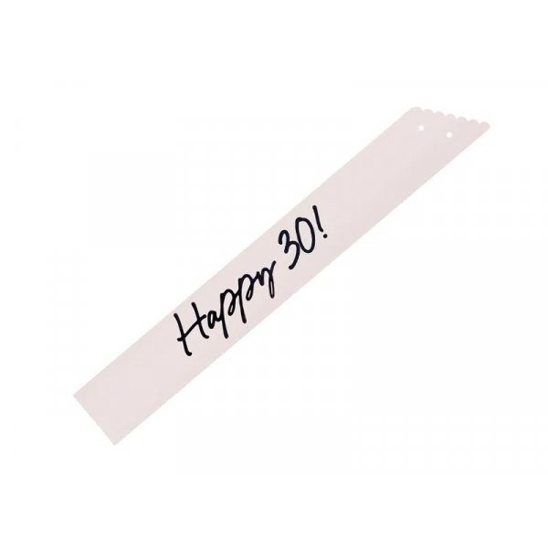 Schärpe - Alles Gute zum 30. - Schwarz/Weiß Schärpe - Alles Gute zum 30. - Schwarz/Weiß