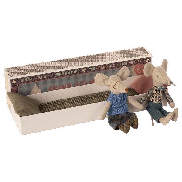 Oma & Opa Maus in Zigarrenschachtel - Maileg
