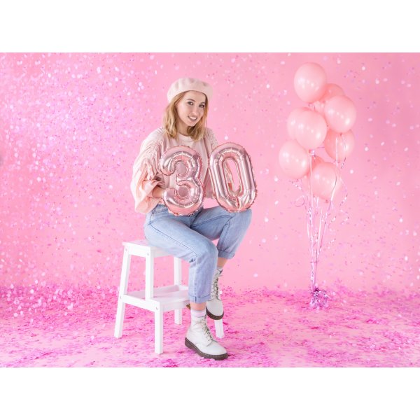 Pastellballons - Premium 27 cm - Babyrosa - 50er-Pack