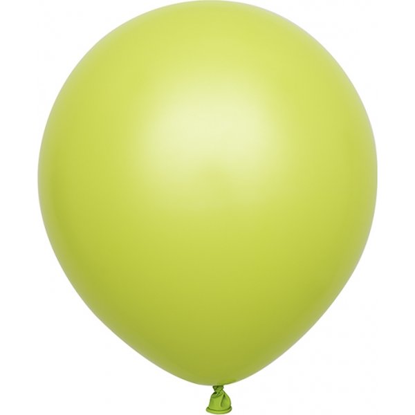 Mini-Luftballons schlicht - Premium 13 cm - Limettengrn