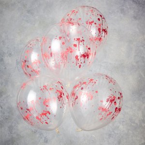Luftballons - Blutspritzer - Let's get Batty - 5er-Pack Luftballons - Blutspritzer - Let's get Batty - 5er-Pack