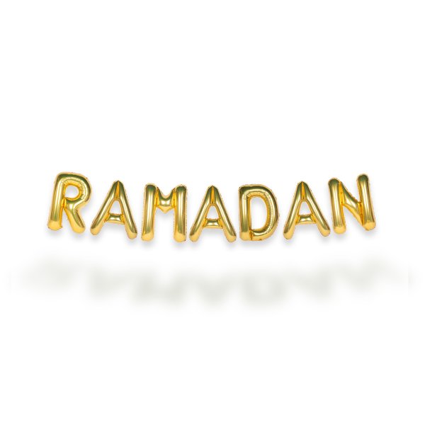 Ballongirlande - RAMADAN - Gold, 35 cm