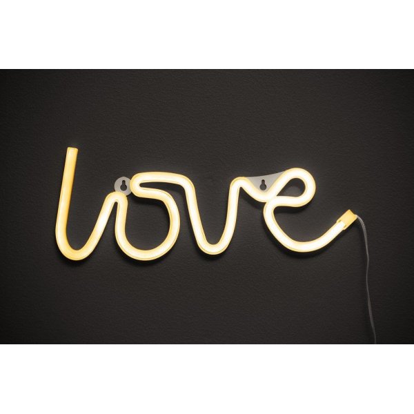 LED-Neonreklame - Liebe - 32,5 x 11,5 cm