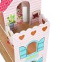 Puppenschrank aus Holz, 70 cm, rosa, mit LED-Beleuchtung - Selbstmontage Puppenschrank aus Holz, 70 cm, rosa, mit LED-Beleuchtung - Selbstmontage