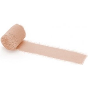Chiffonband - 40 mm - Altrosa - 3er-Pack � 5 m