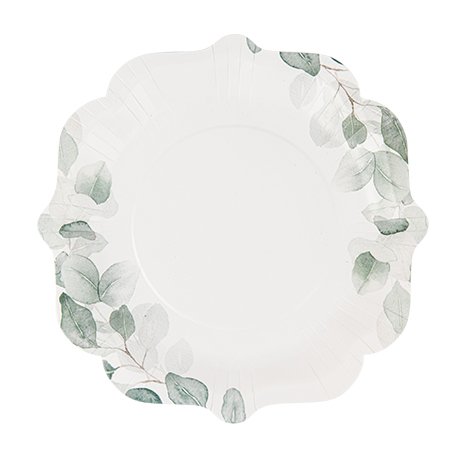 Pappteller - Blumen - 8er-Pack Pappteller - Blumen - 8er-Pack